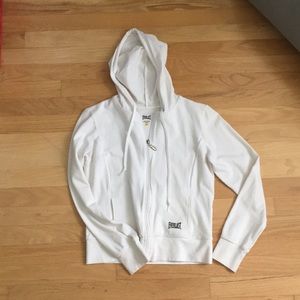 Everlast White Zip-Up Hoodie